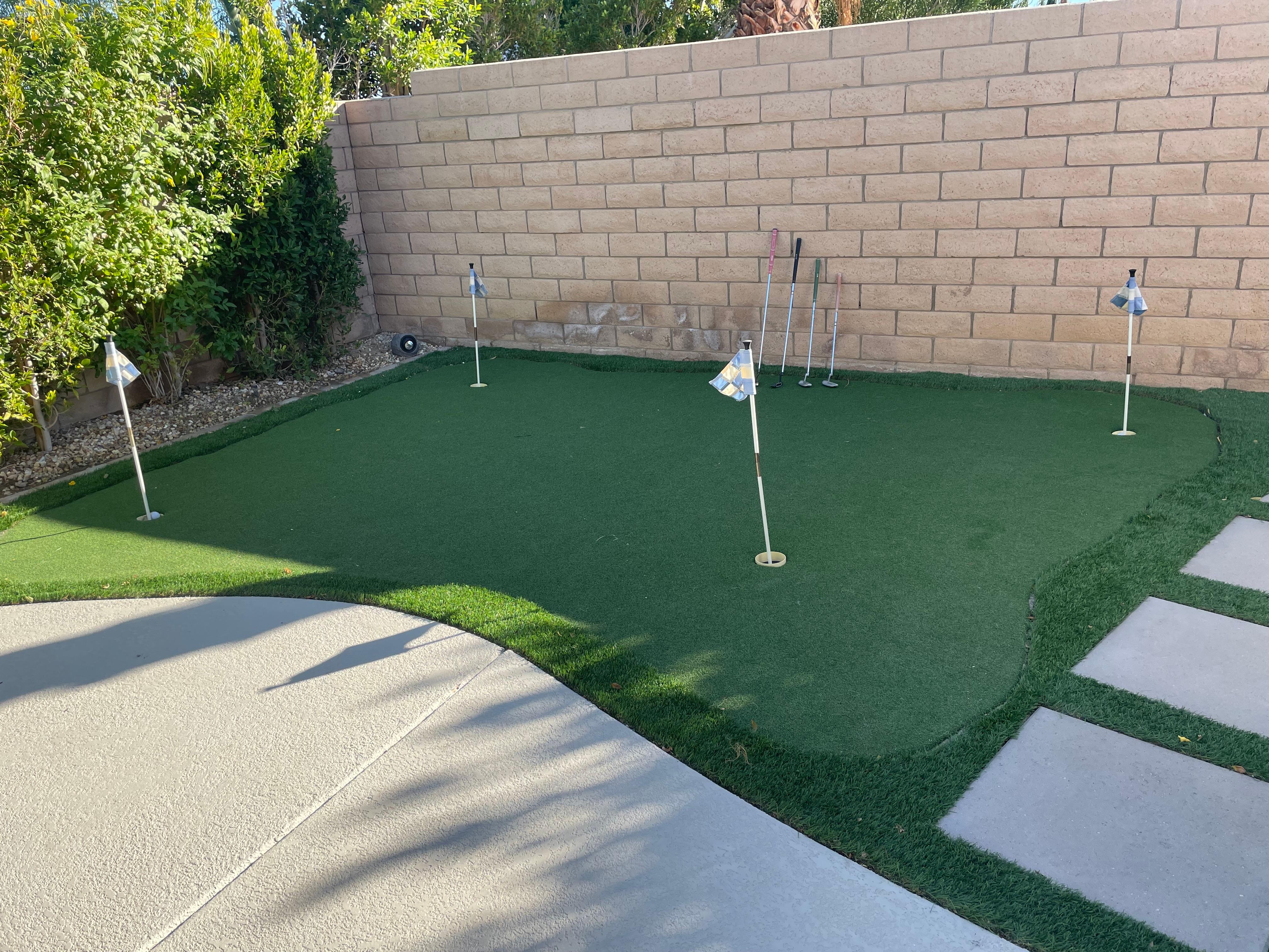 Putting green- improve your game!