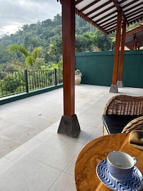 Peaceful view from villa