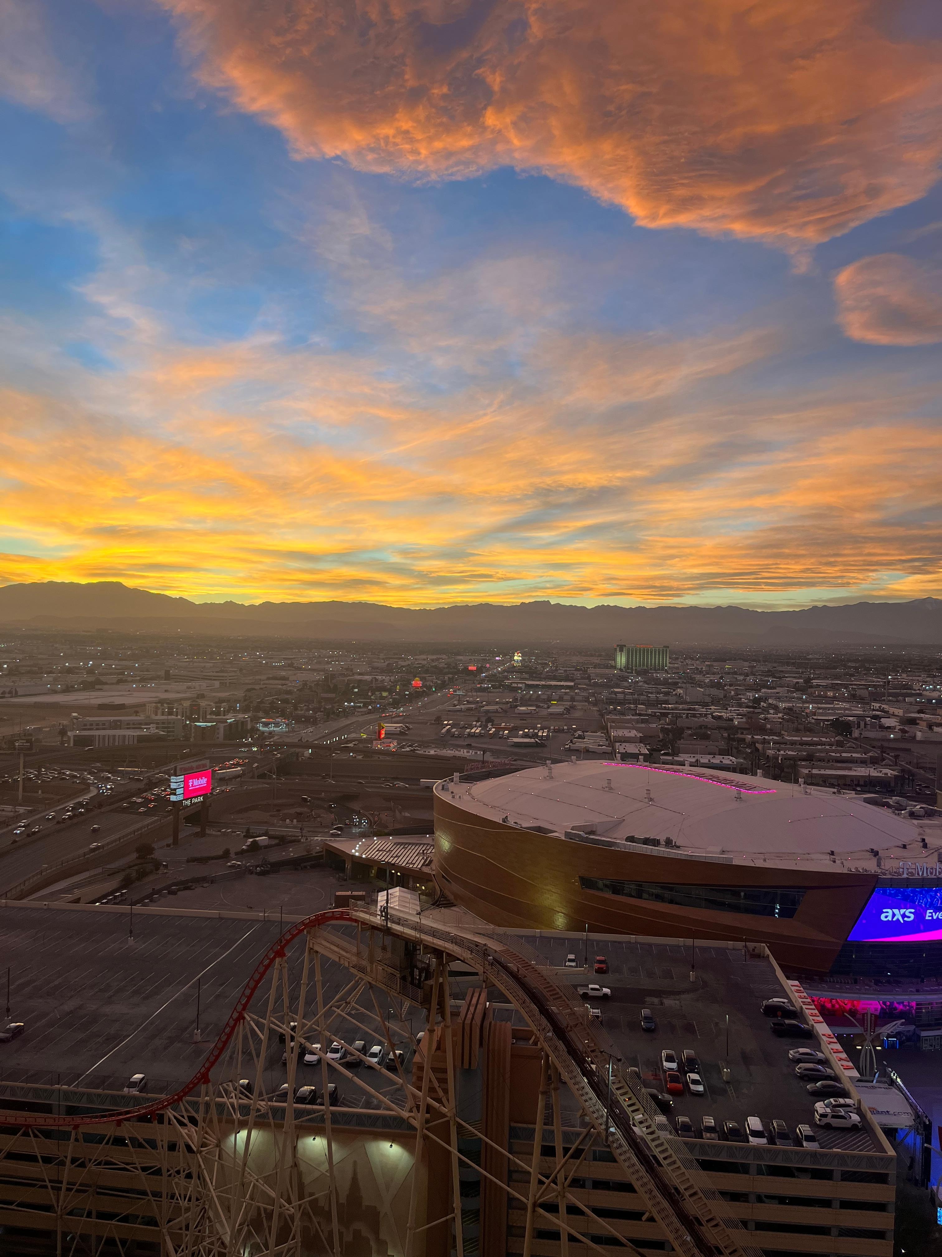 Unreal sunset views from our room!!
