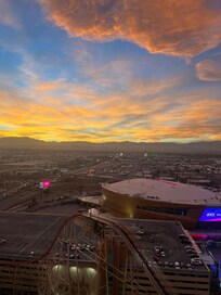 Unreal sunset views from our room!!