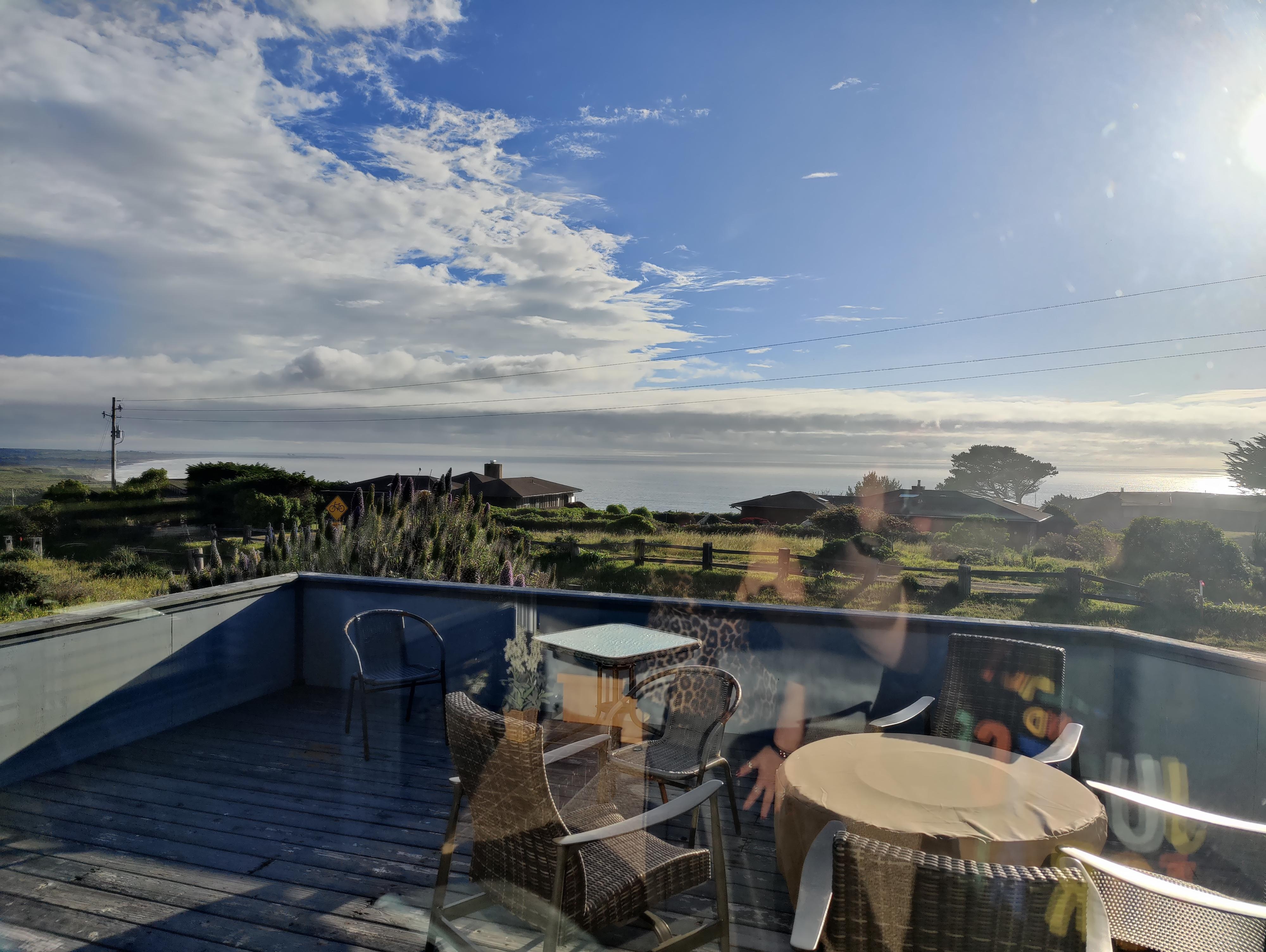 This is your view from the deck