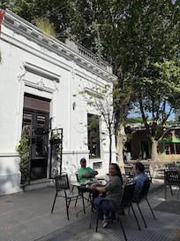 cafe for breakfast across the street