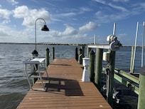 View from the dock.