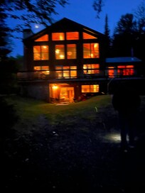 Our view of the house from the dock