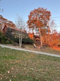 Road in front of house