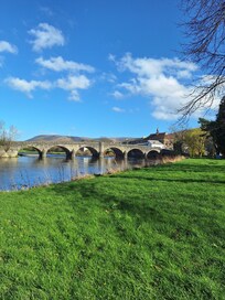 River walk at Llandrindod Wells.
