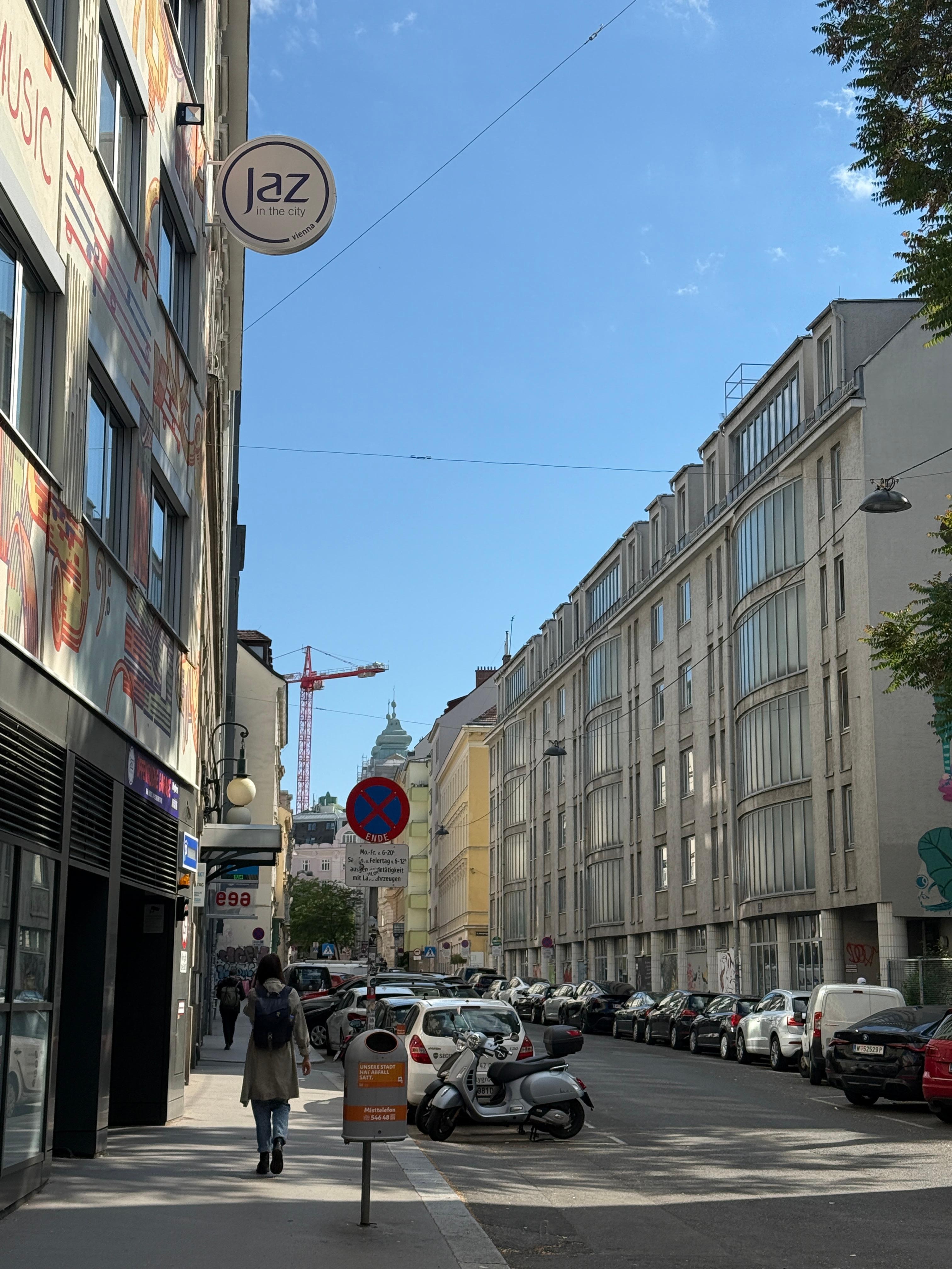 super easy to get around - walk up this street and it turns into a main shopping area