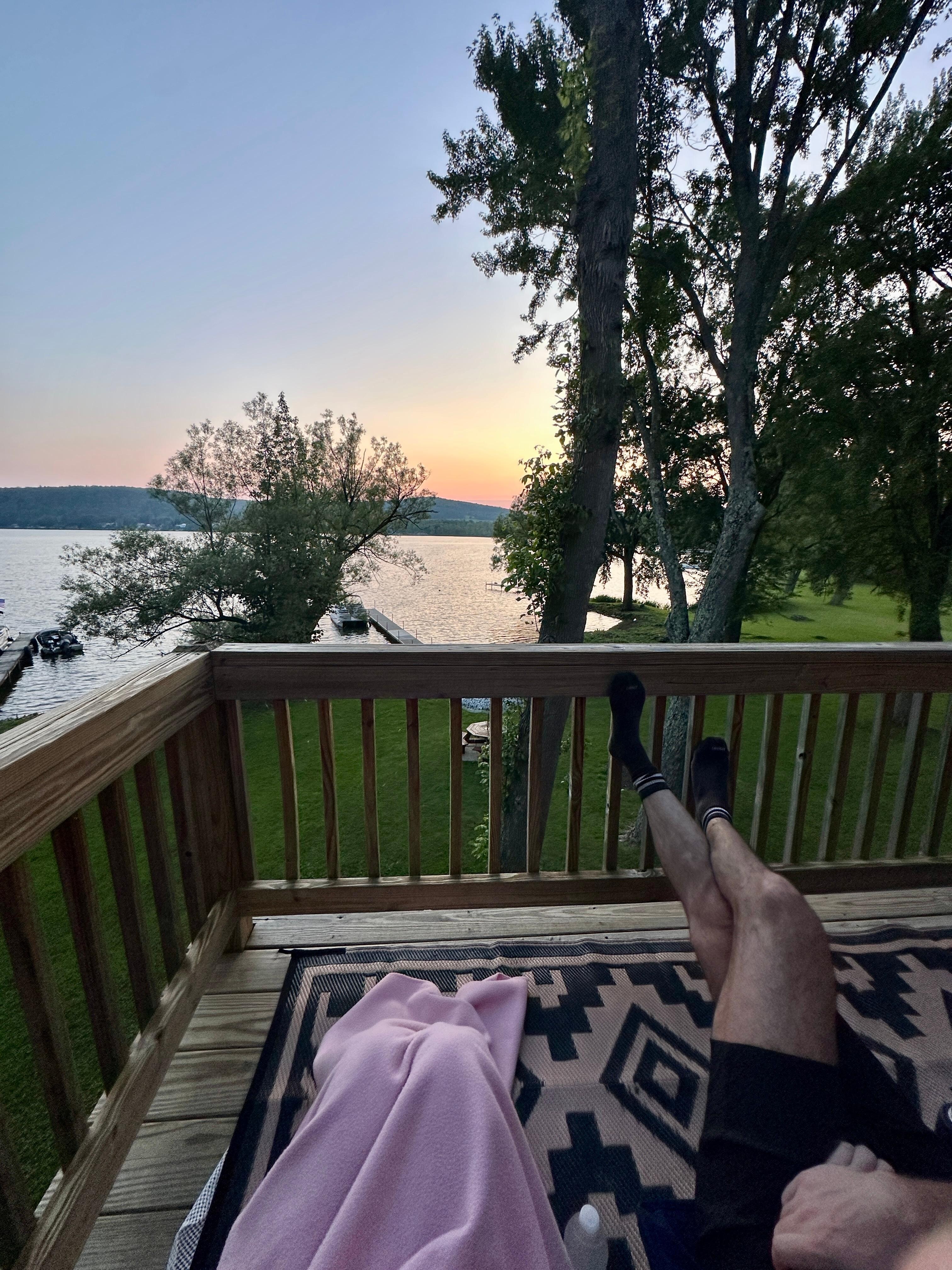 Cool 66 degree evening in July 