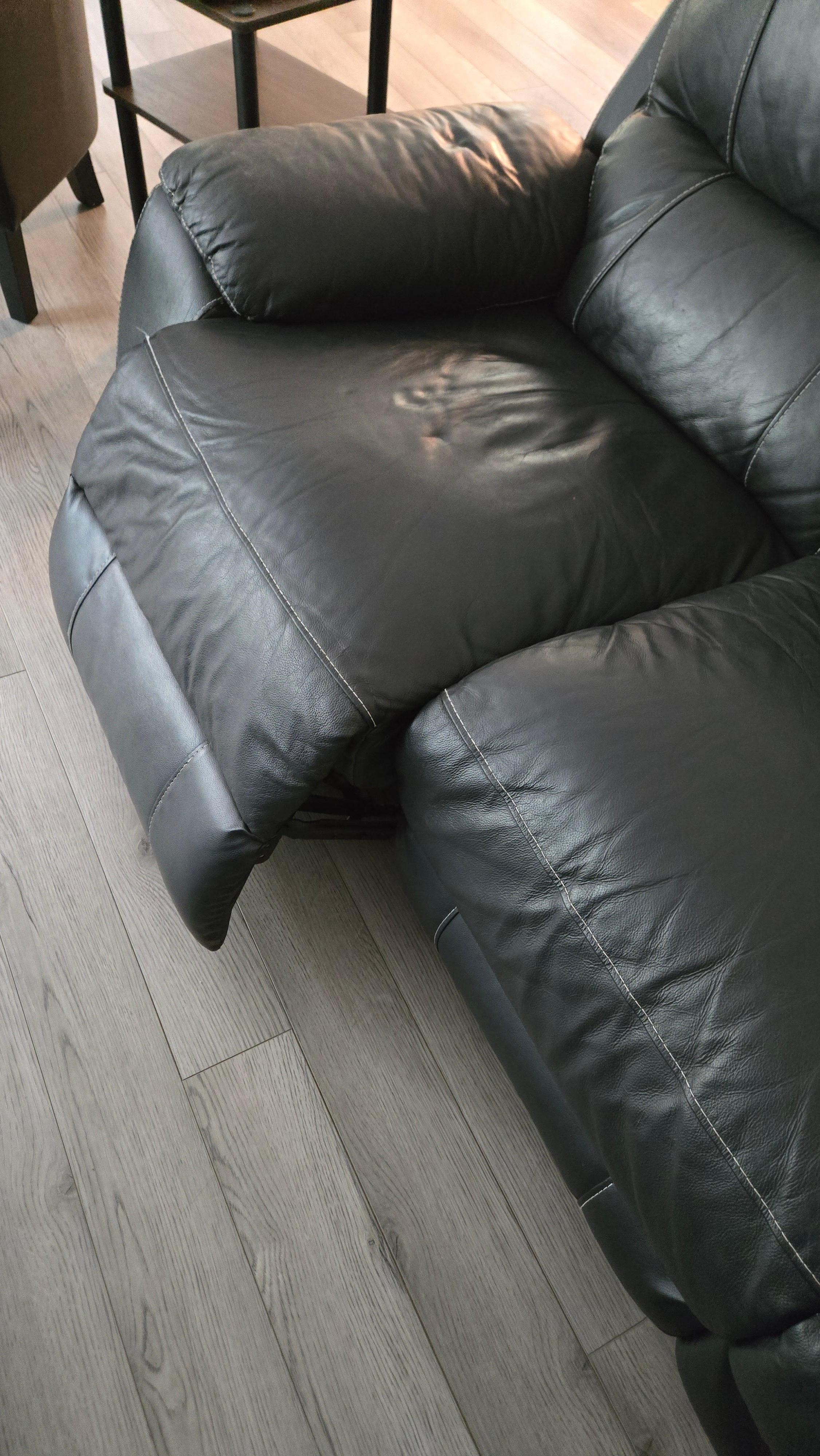 broken recliner