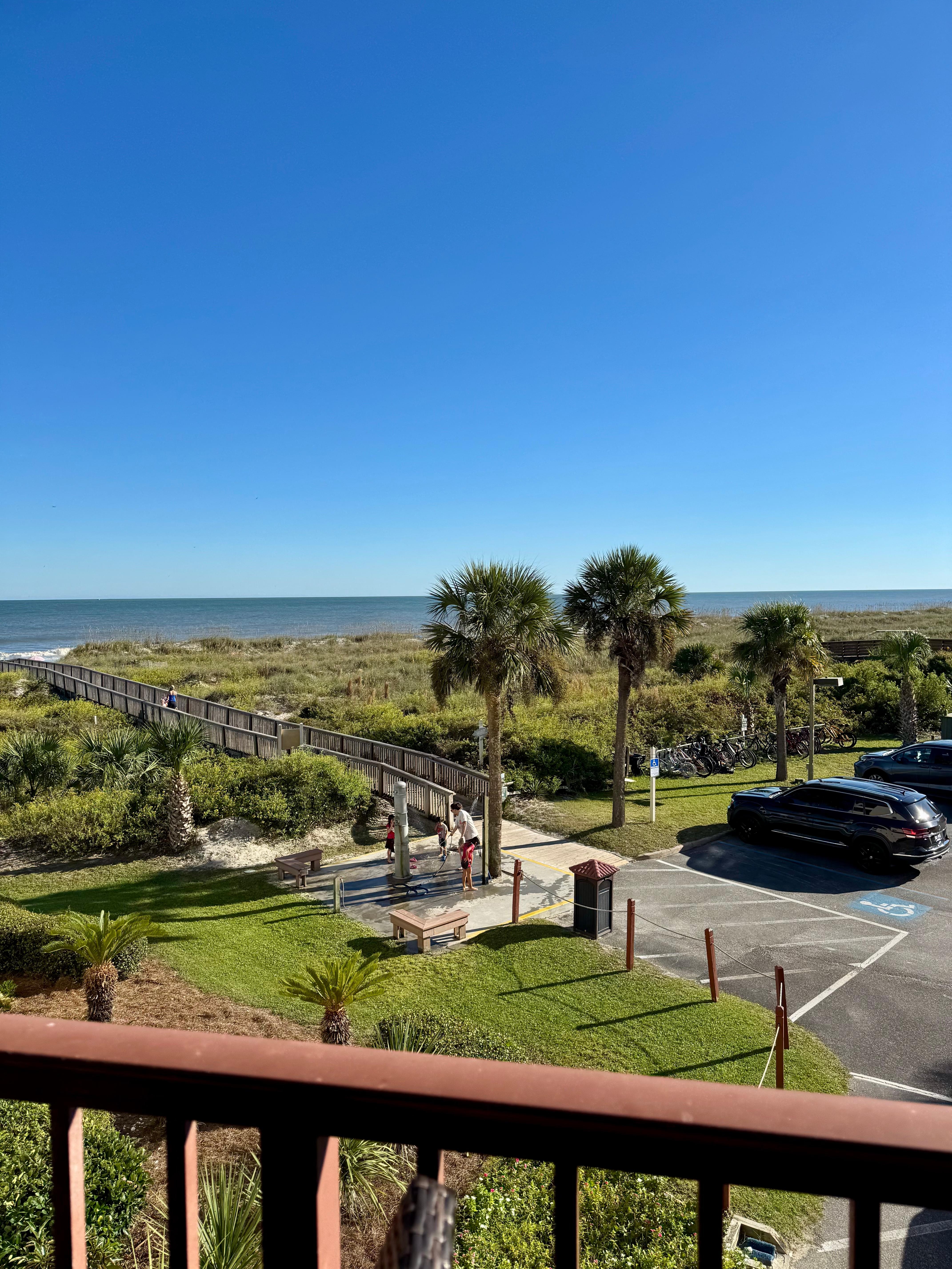 View from the balcony! 