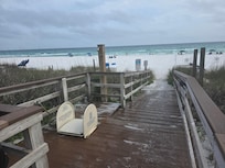 The beach access to our happy place!
