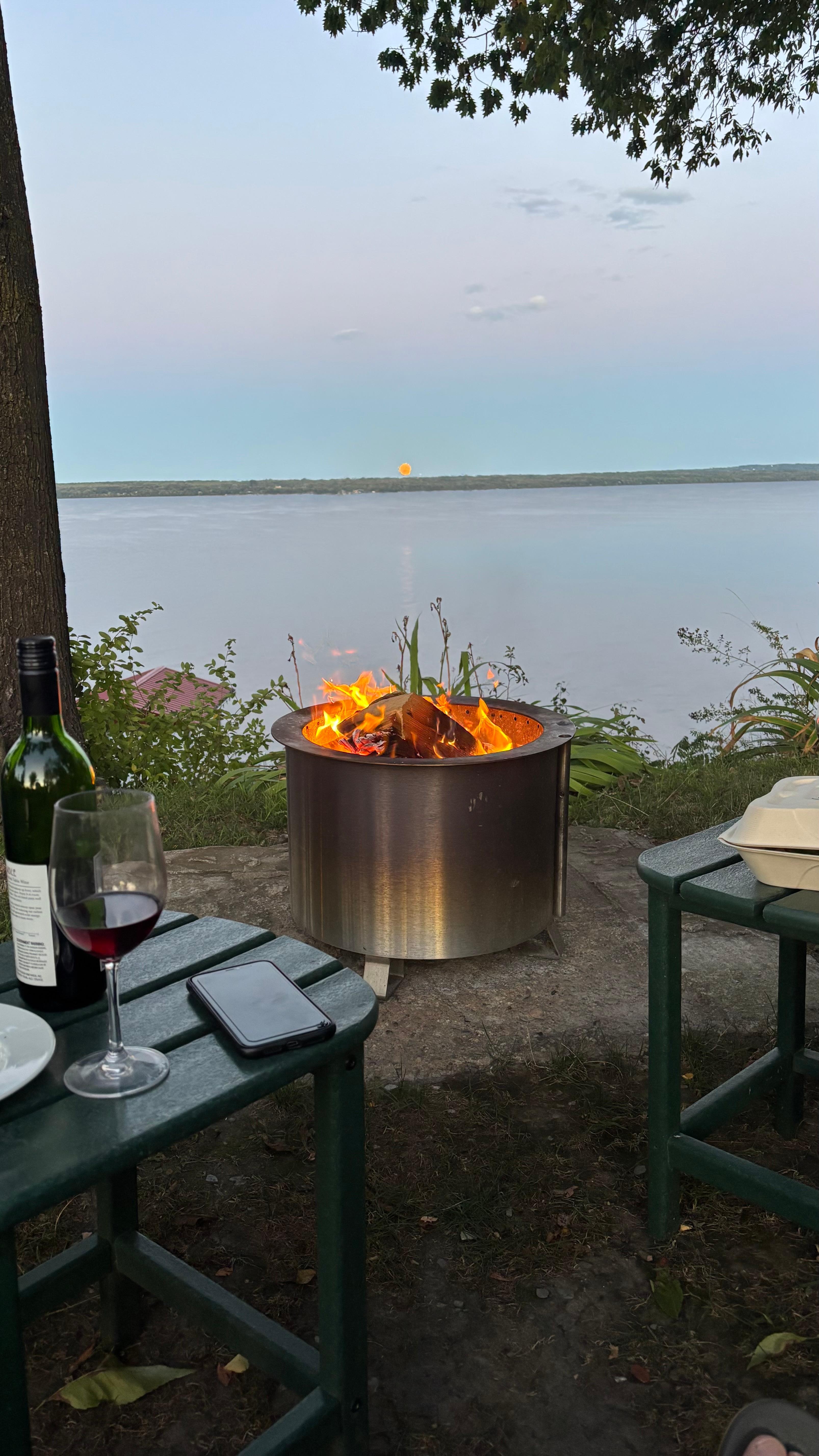 Moon Rise over Seneca Lake