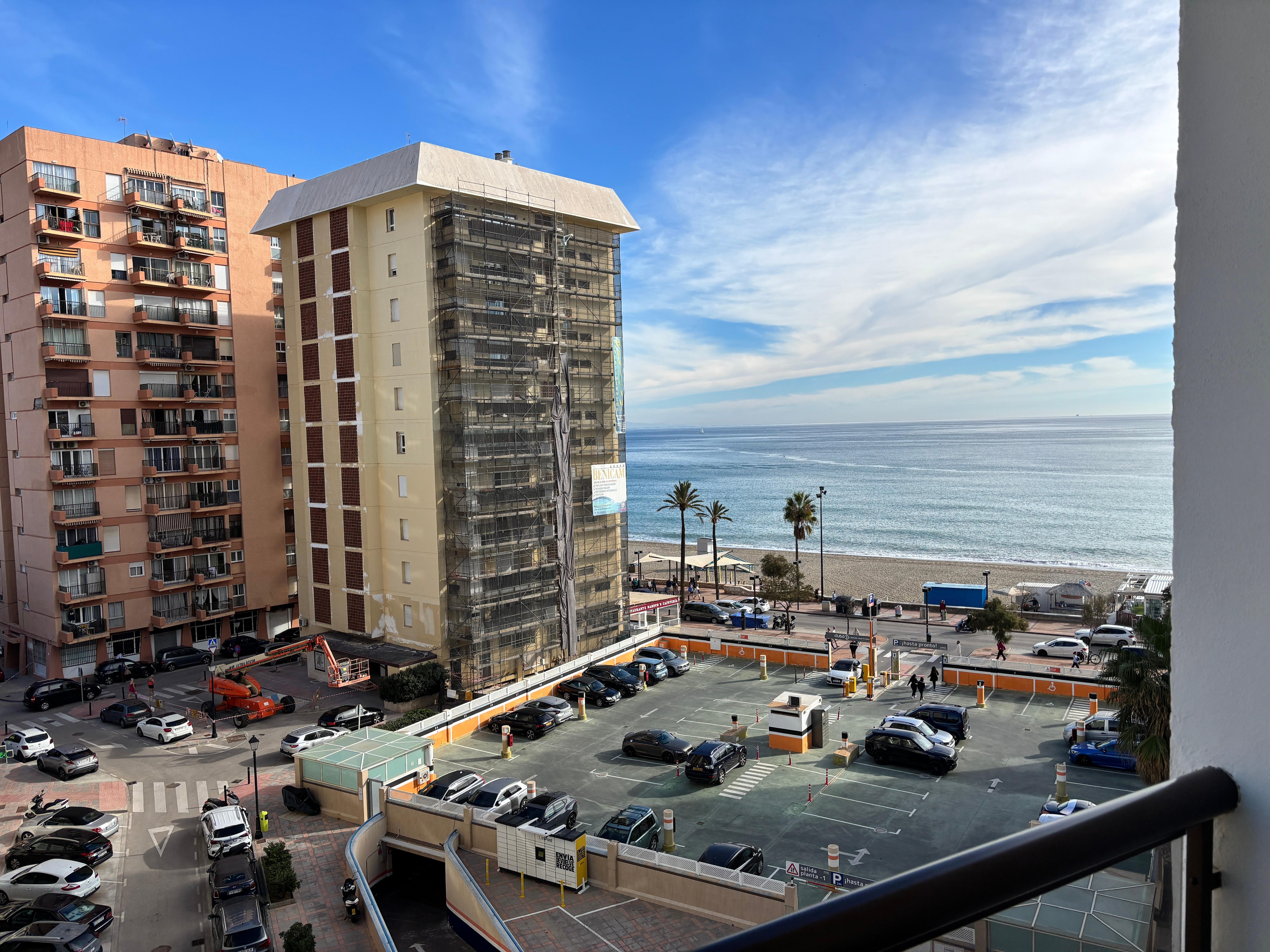 View from our room in November 