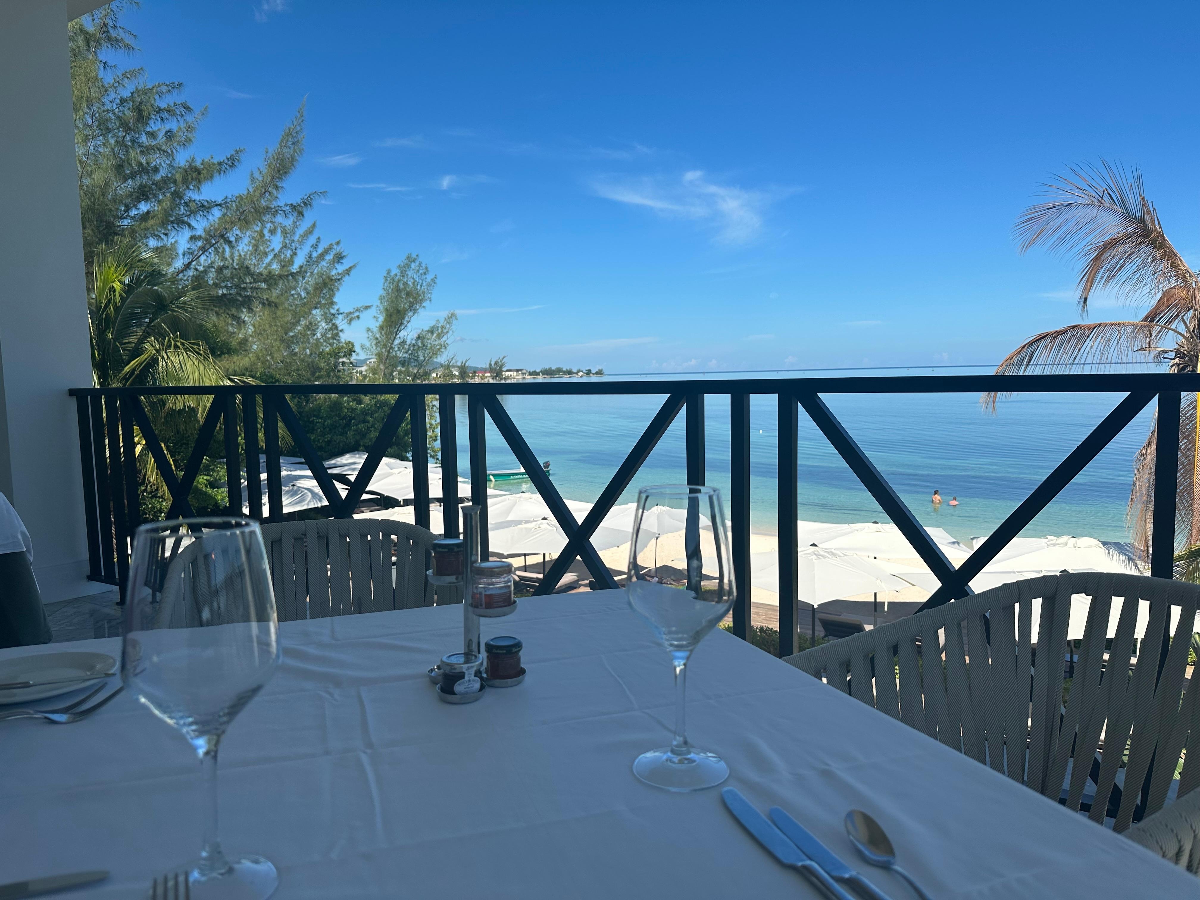 Excellence Club Only Breakfast view near the Beach Villas