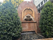 Relaxing courtyard.