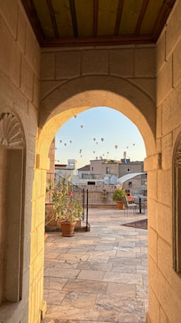 View from the hotel
