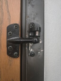 Broken door lock