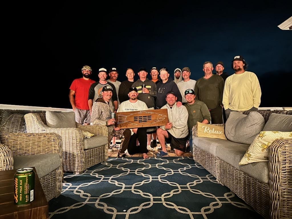 A wonderful group  of friends and family 