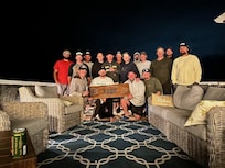 A wonderful group of friends and family