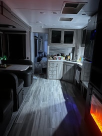 Living/kitchen area