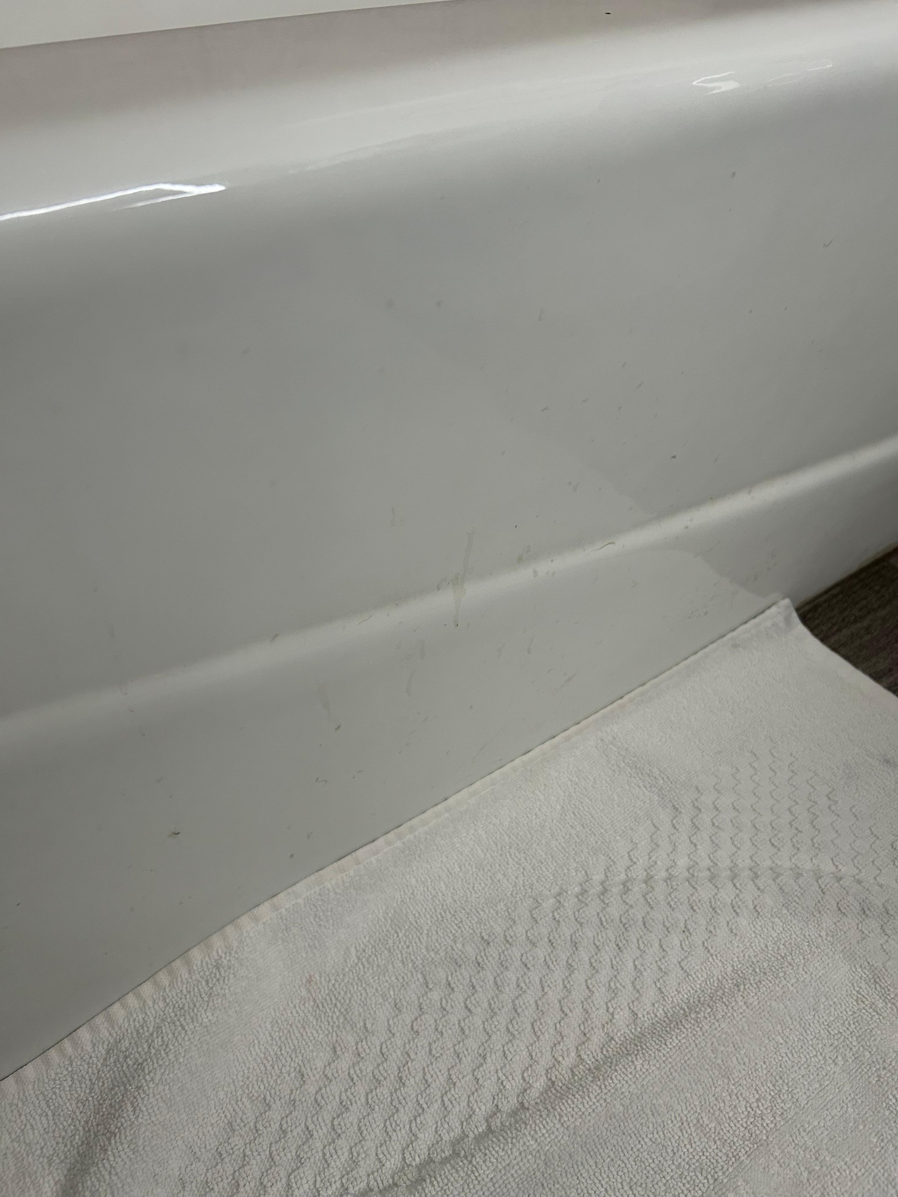 Unidentified substance on tub 