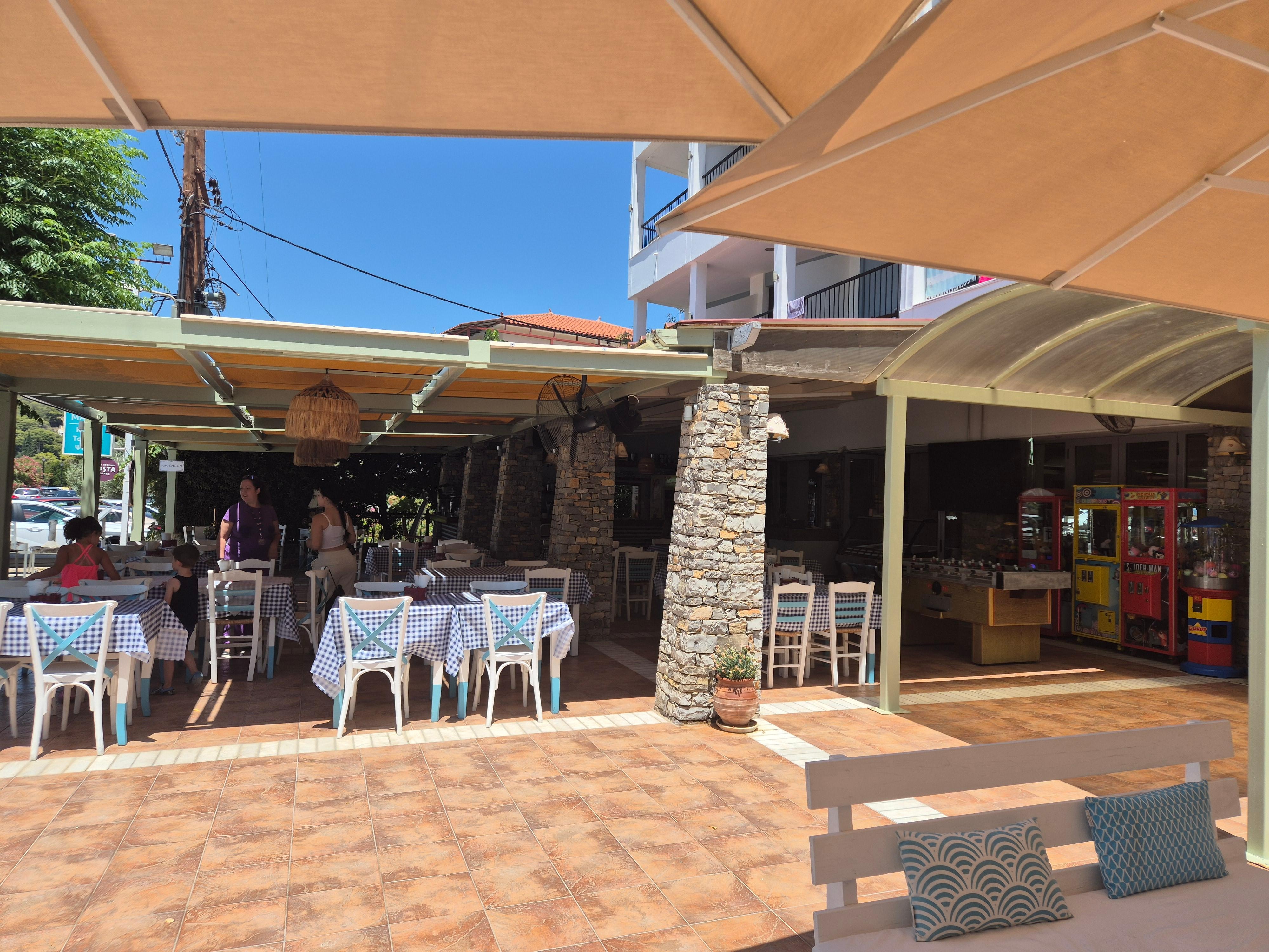 Breakfast area at hotel