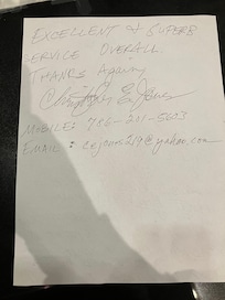 Letter to compliment the staff