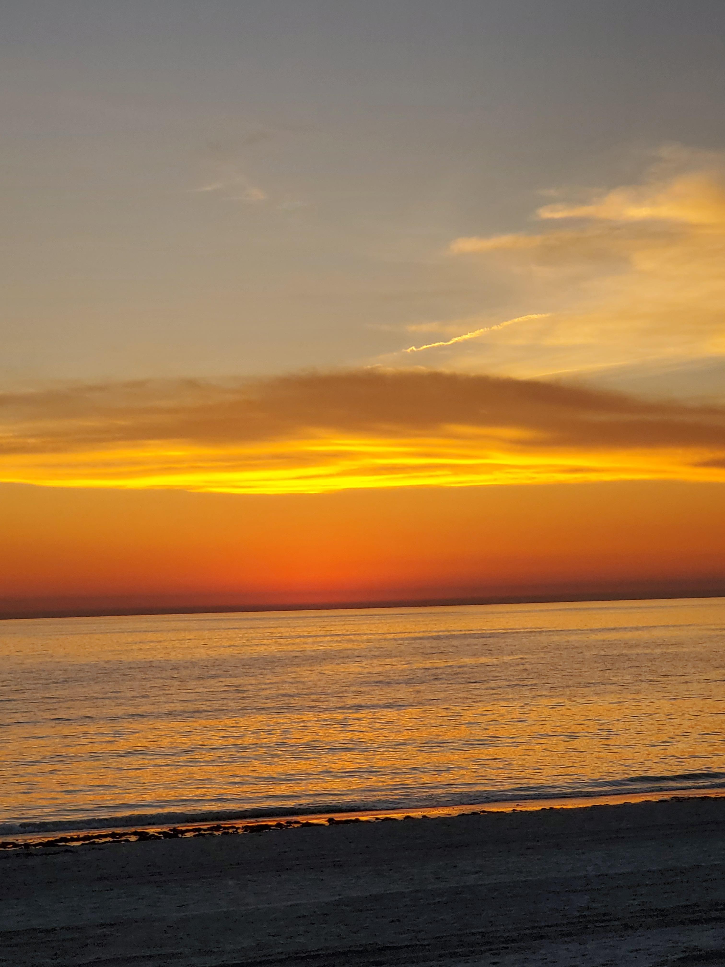 Sunset from the balcony