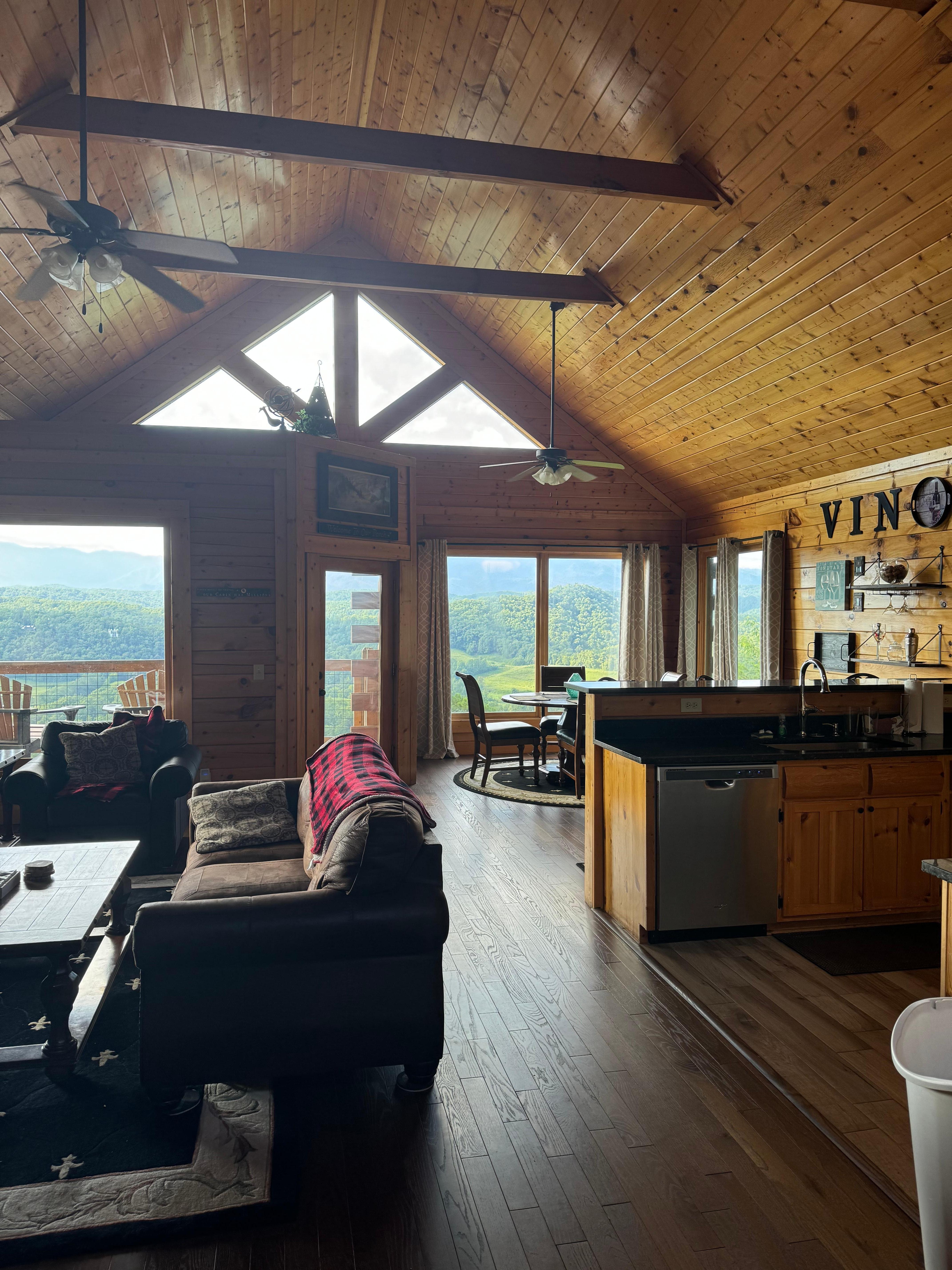 View of main area from front door 