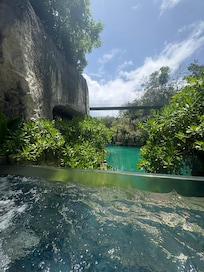 The spa area was not just relaxing but a beautiful sight to see.