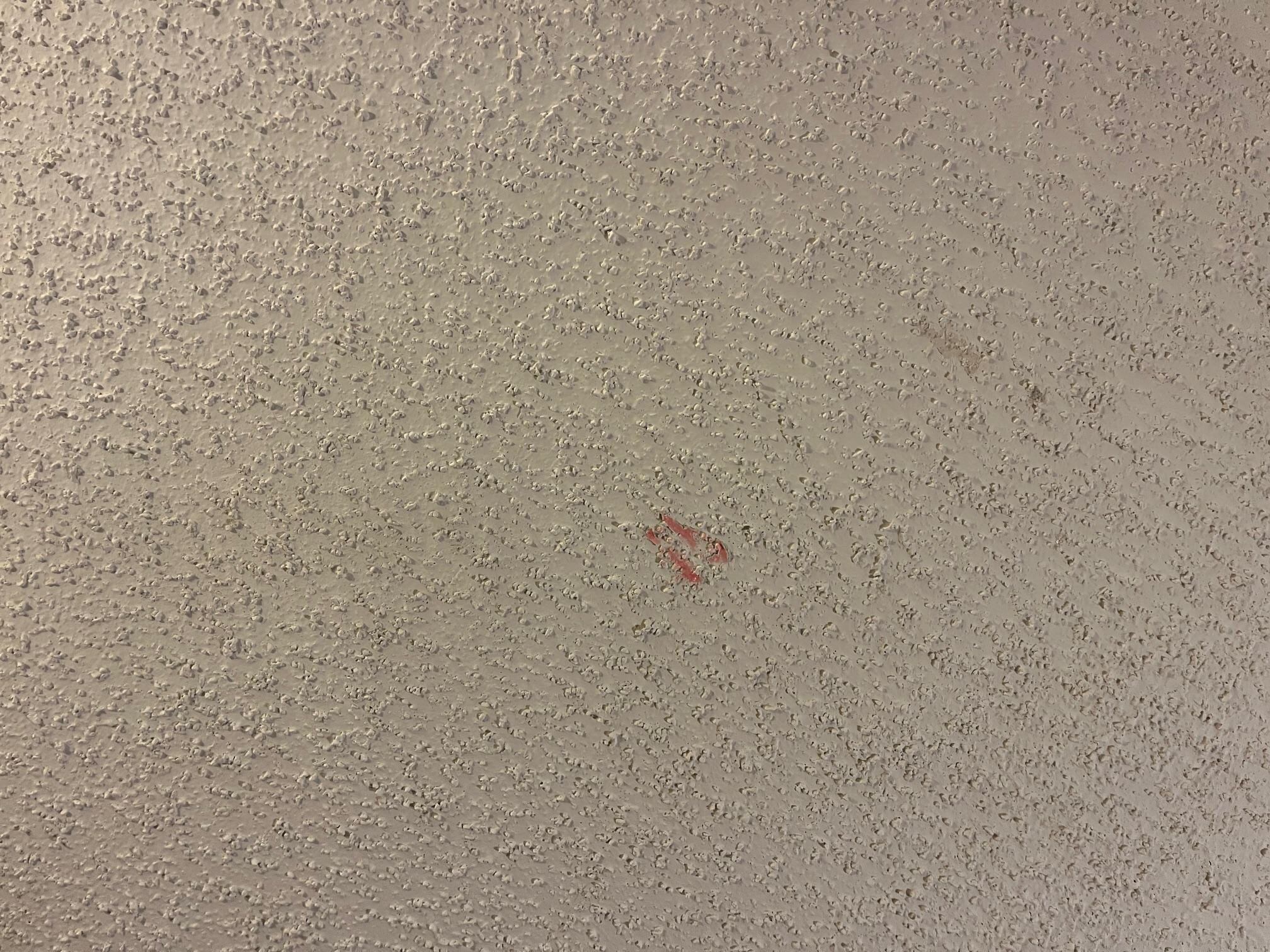 some goo on the ceiling