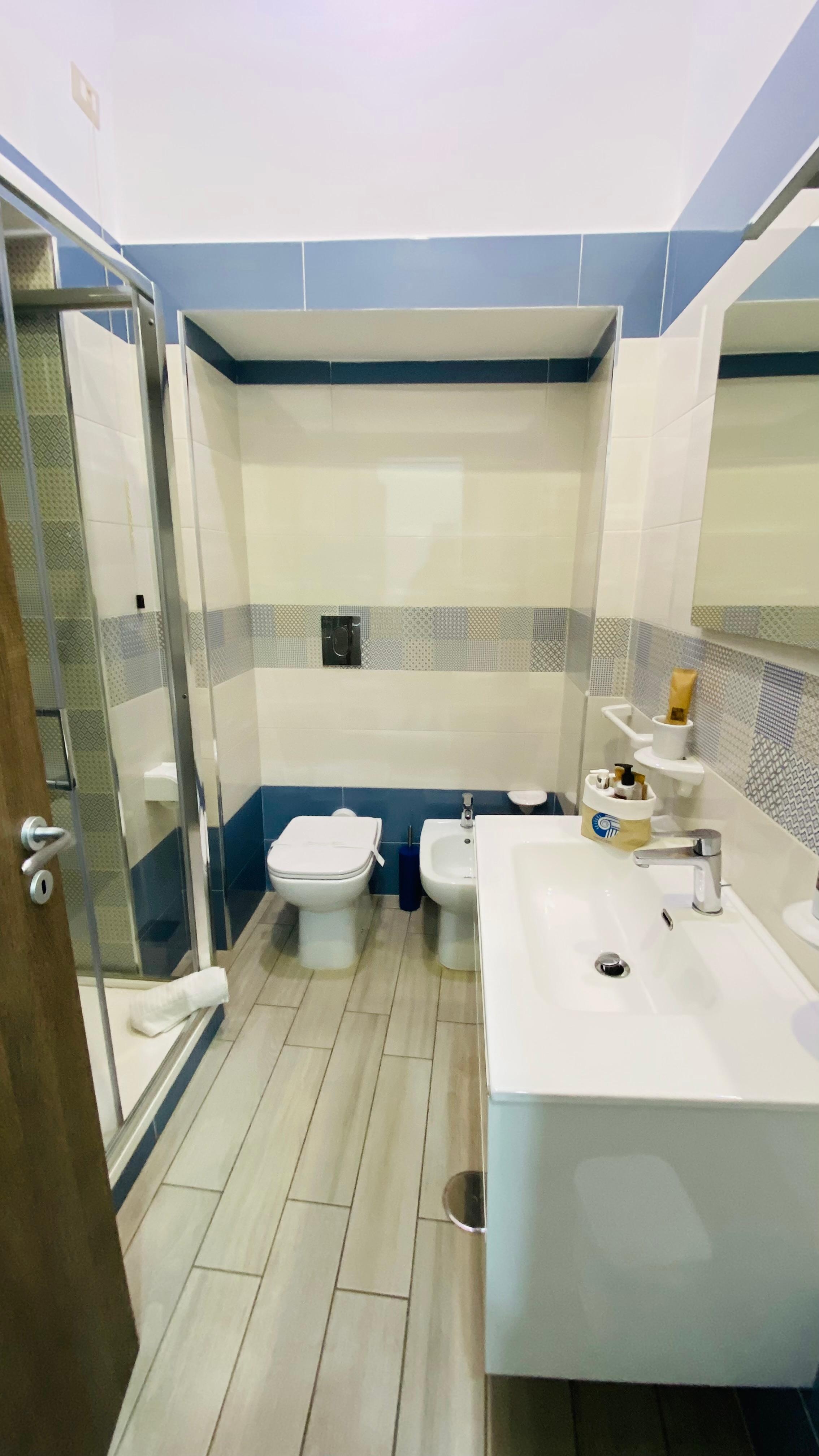 Bathroom with all amenities