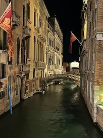 view from bridge directly next to the hotel.
