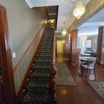 Stairs/dining room