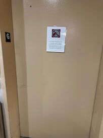 Elevator that was broken