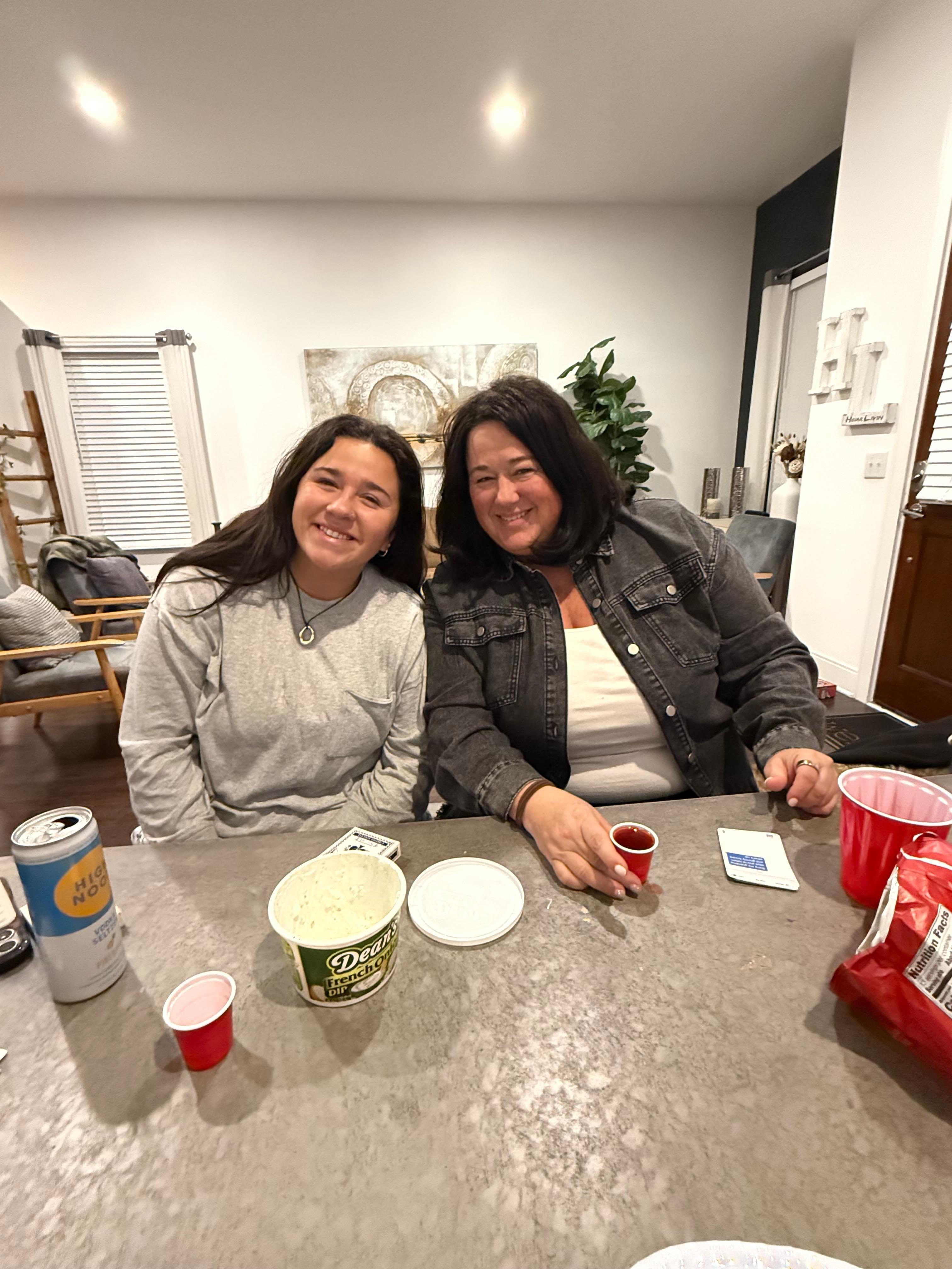 Downstairs living area