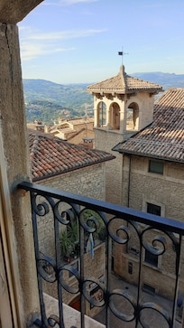 Vista panoramica da sala colazione