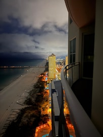 Night-time view from our condo