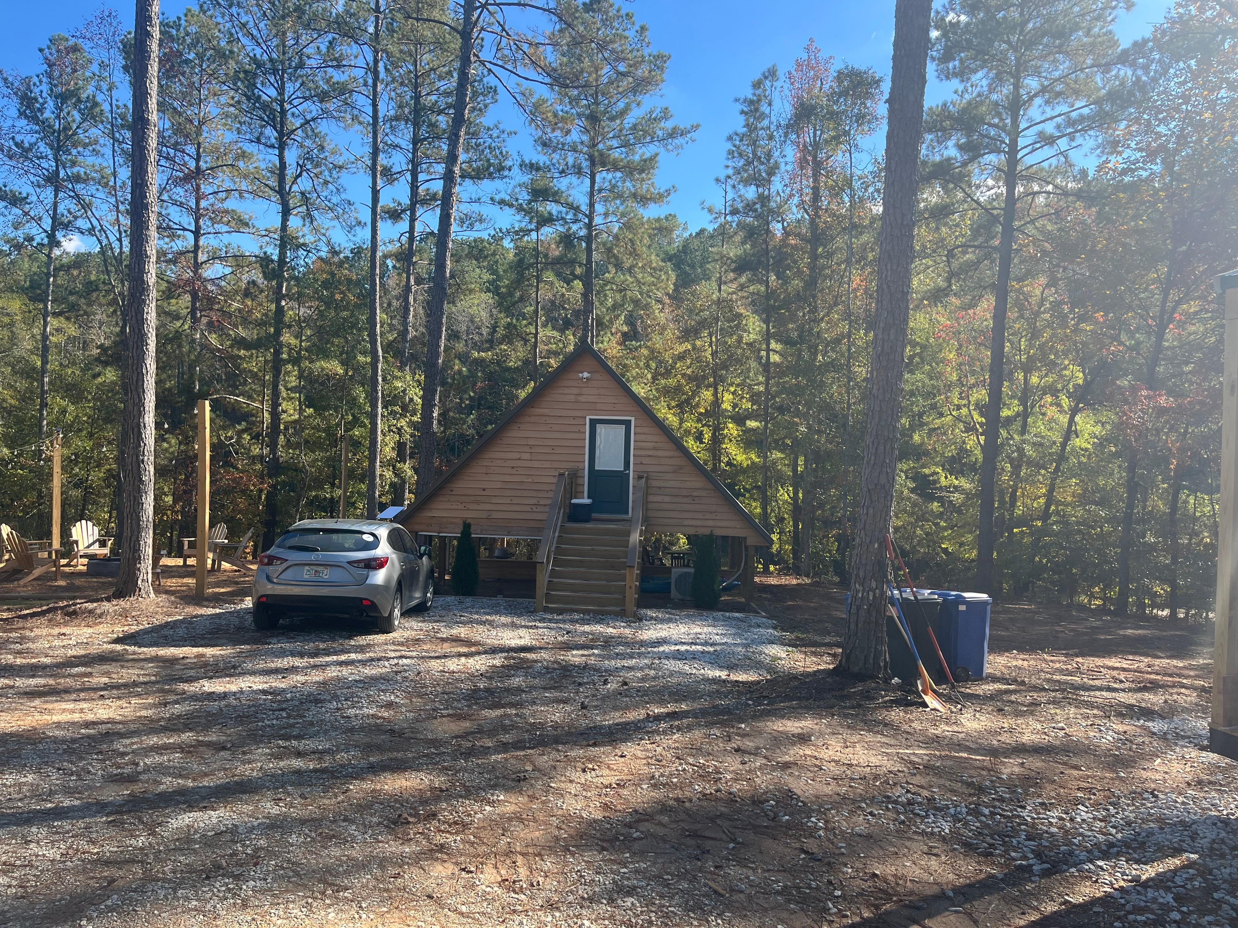 We stayed at the A Frame, so cute. 