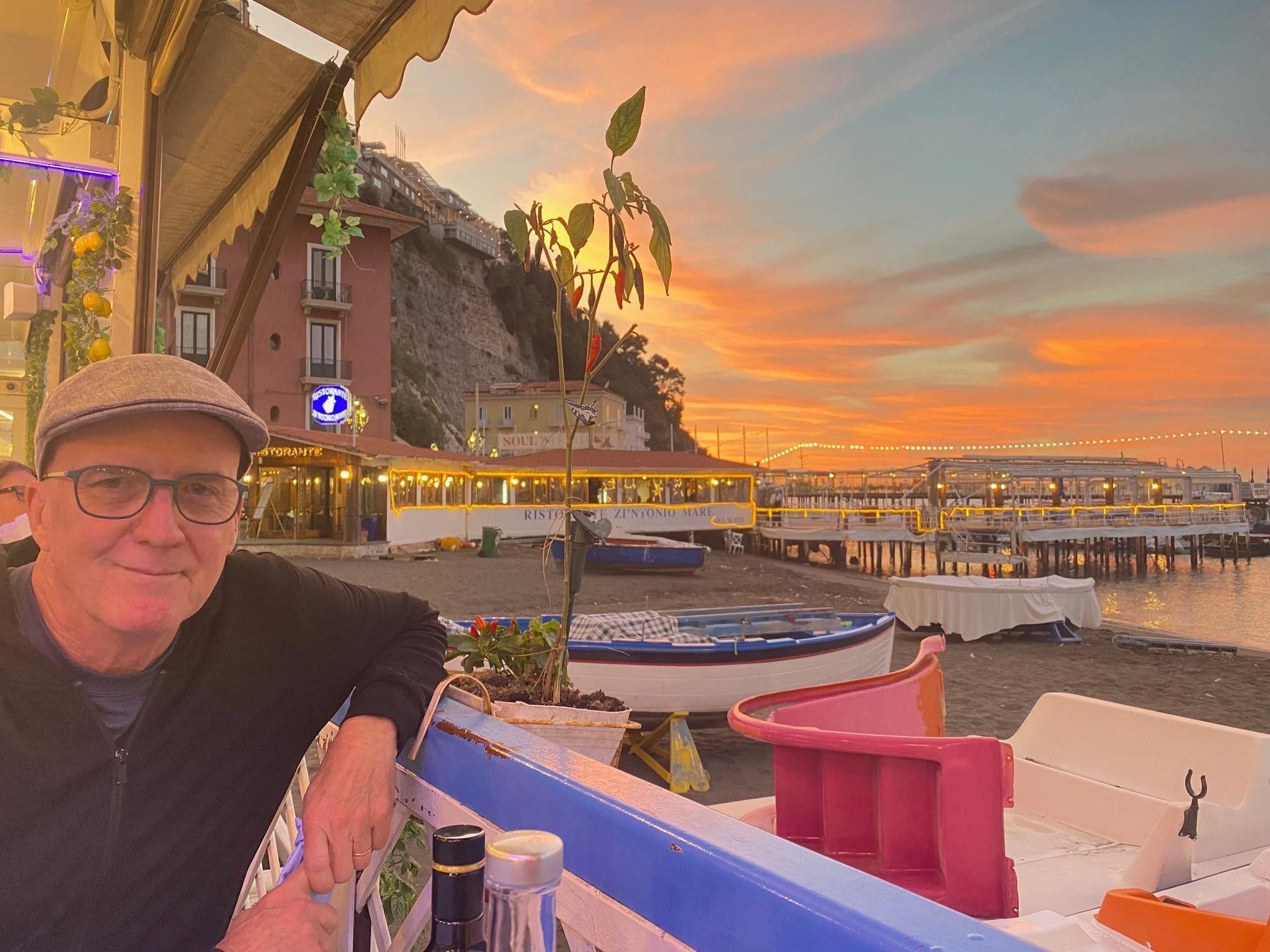 View from restaurant steps away.