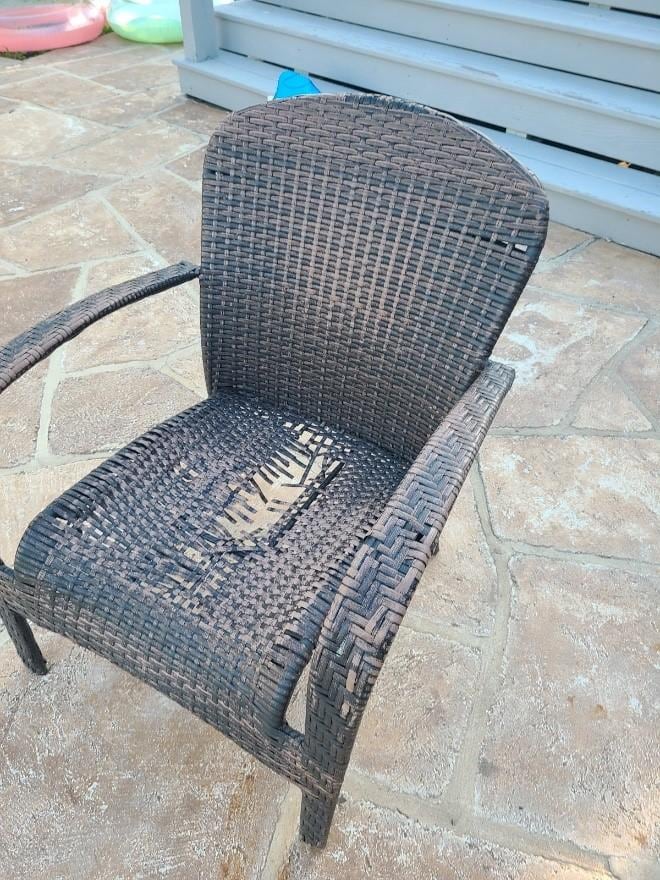 Outdoor furniture (not nice)