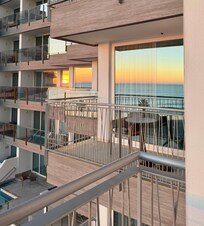 Gorgeous sunset from the balcony of our hotel room. No need to go anywhere. Enjoy the landscape from own room