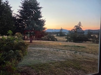 View to the east at sunrise.