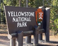 The park sign