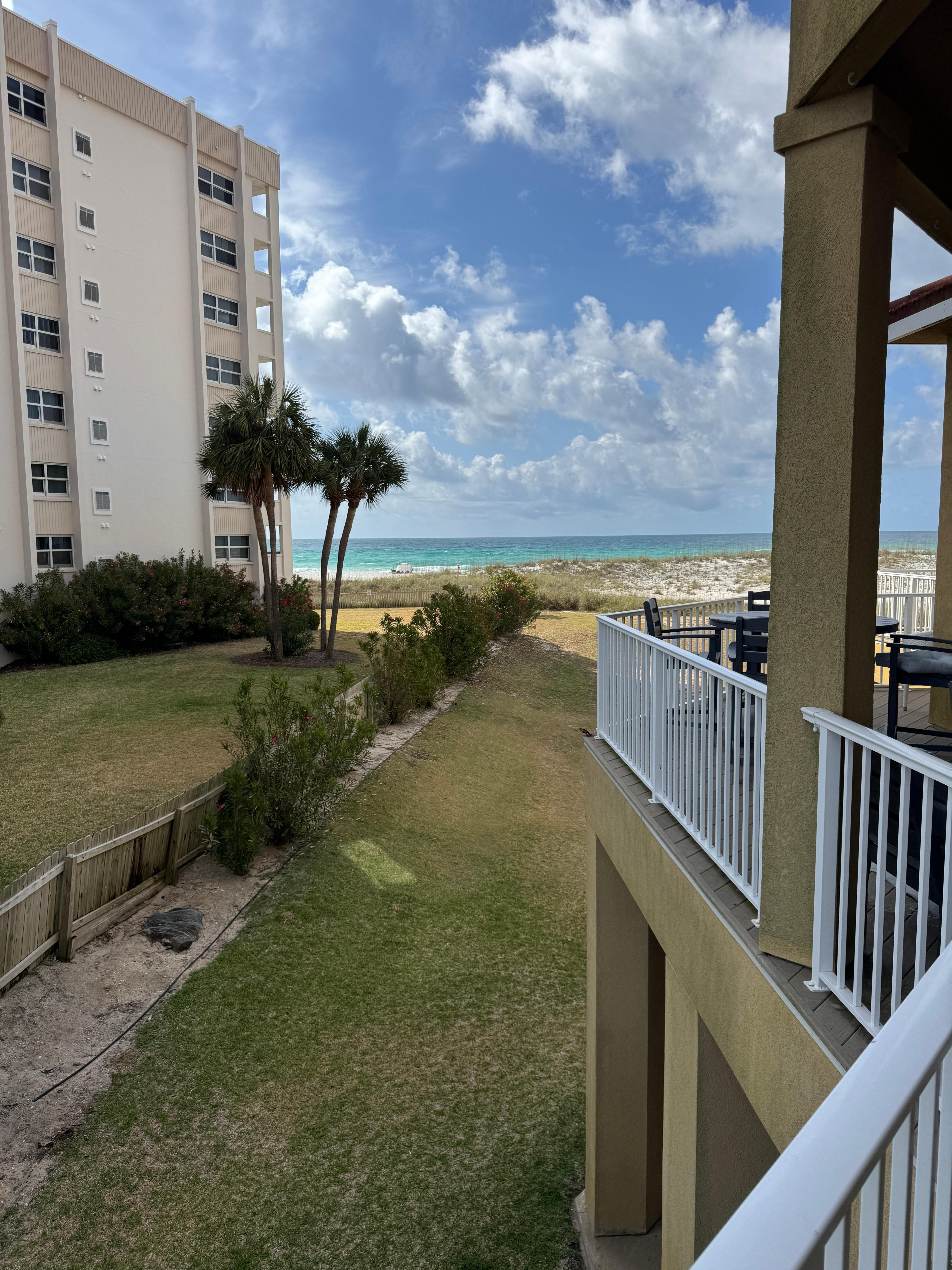 View from the balcony. 