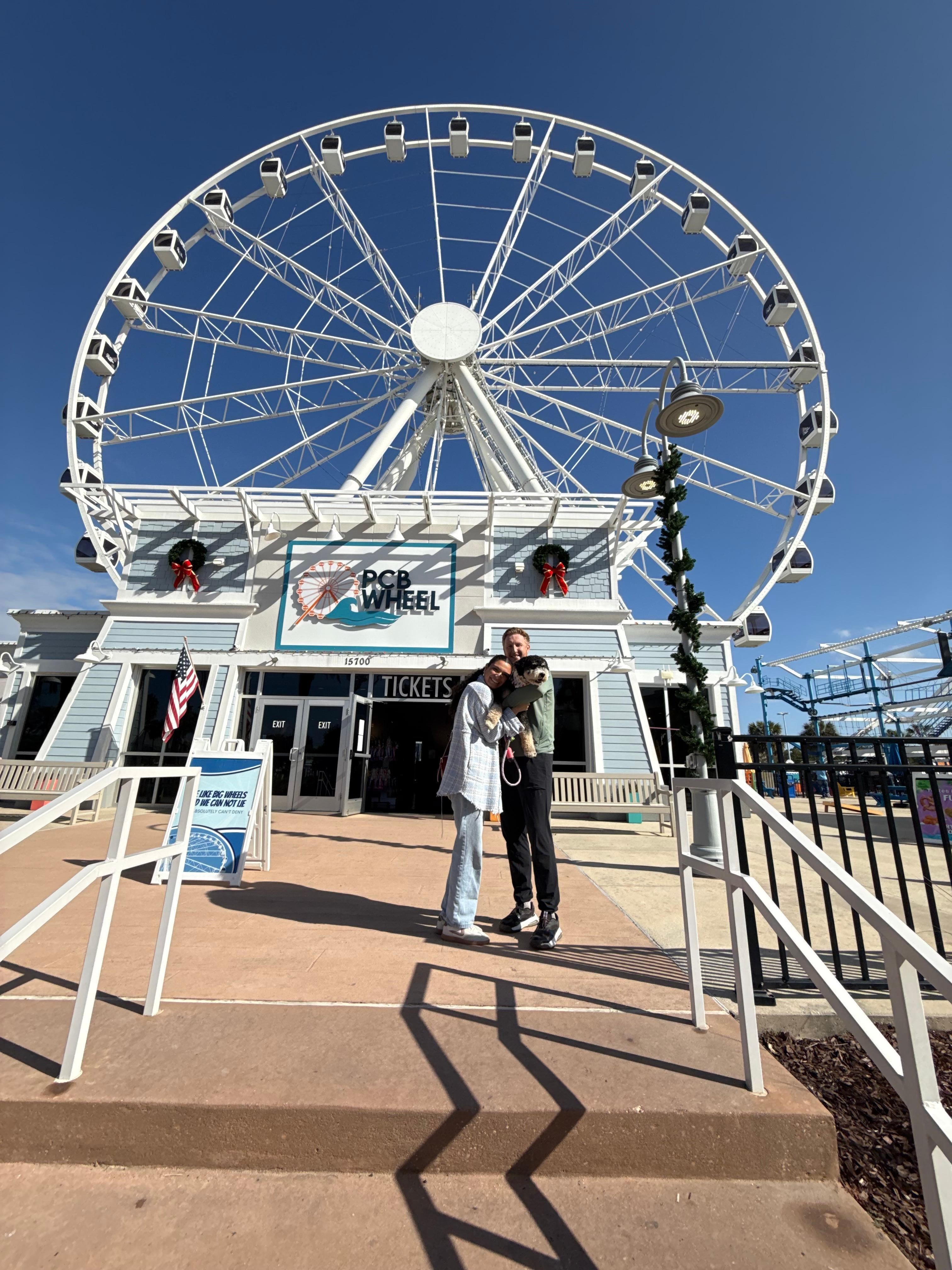 Visit Pier Park and enjoy the Ferris wheel
