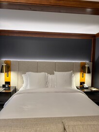 King-sized, comfortable bed