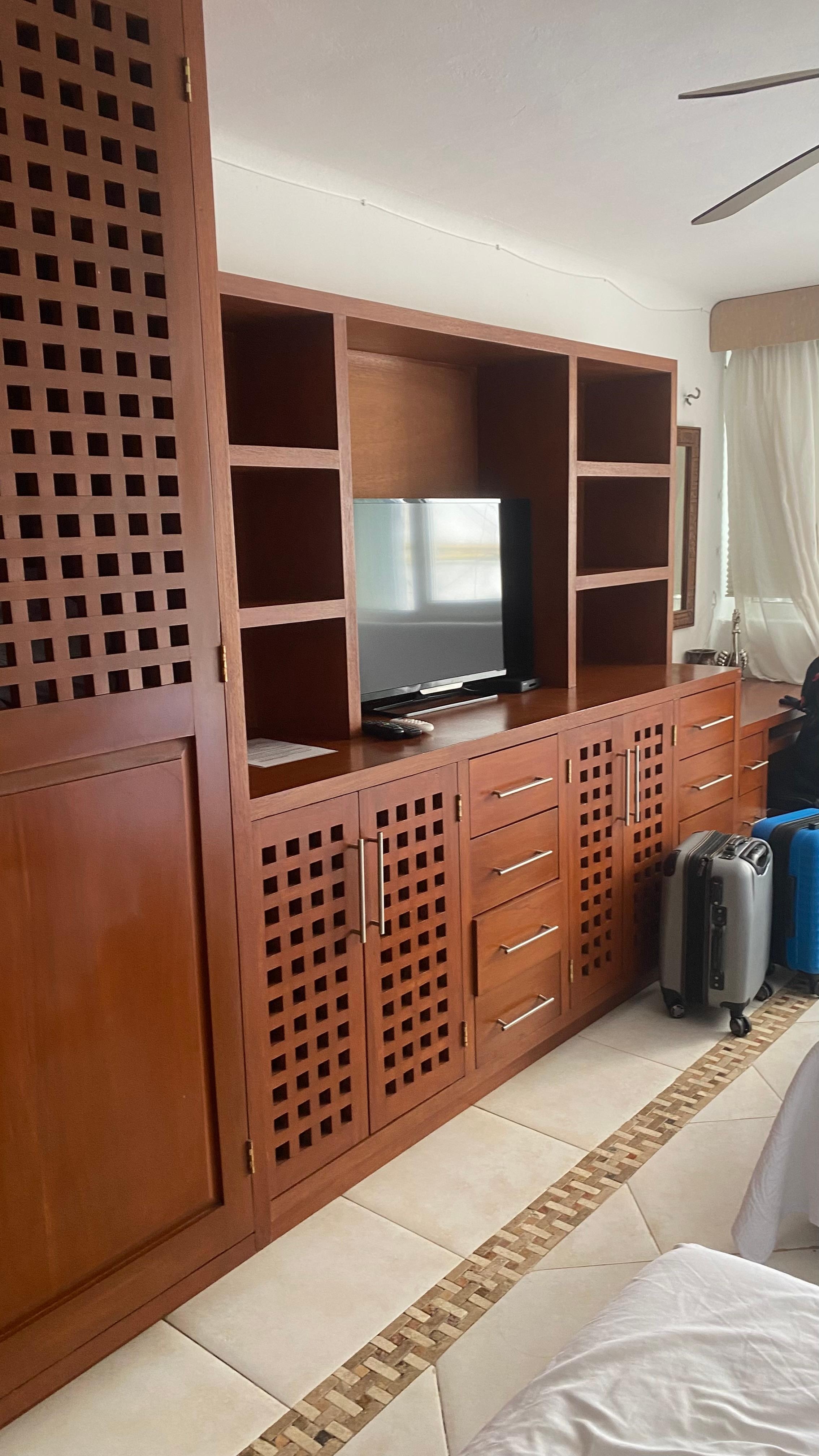 All 3 large bedrooms have these beautiful built in drawers and shelves