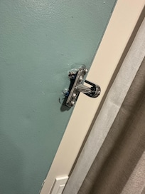 Joke of a security latch