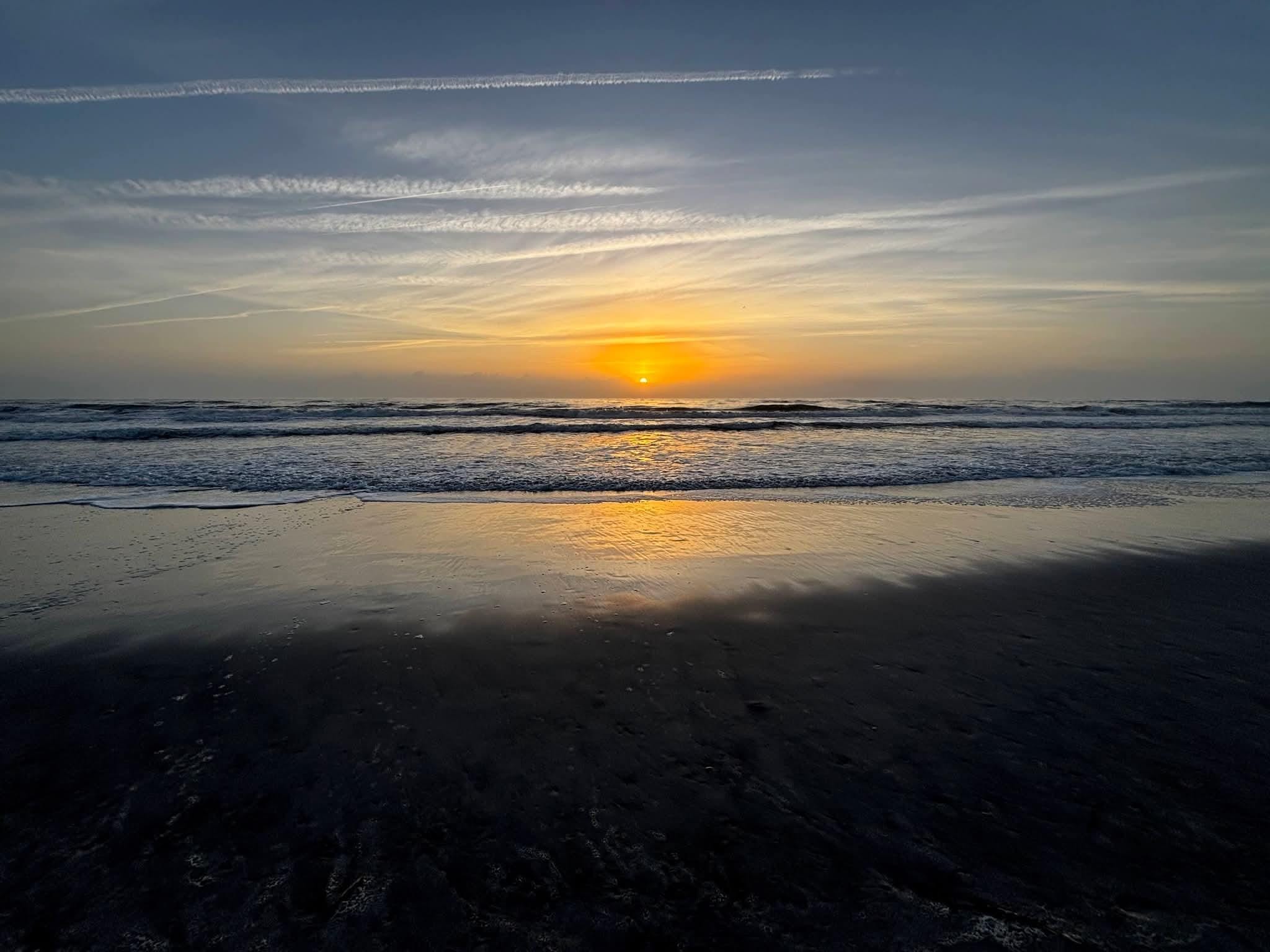 Sun rise from the condo